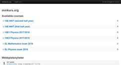 Desktop Screenshot of minkurs.org