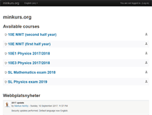 Tablet Screenshot of minkurs.org
